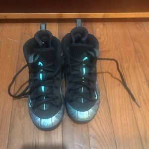 Iridescent Nike Foamposite Tennis Shoes